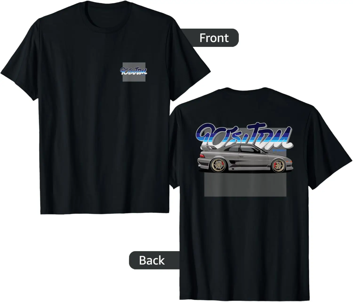 90s JDM SW 20 Car 2-Side Graphic T-Shirt