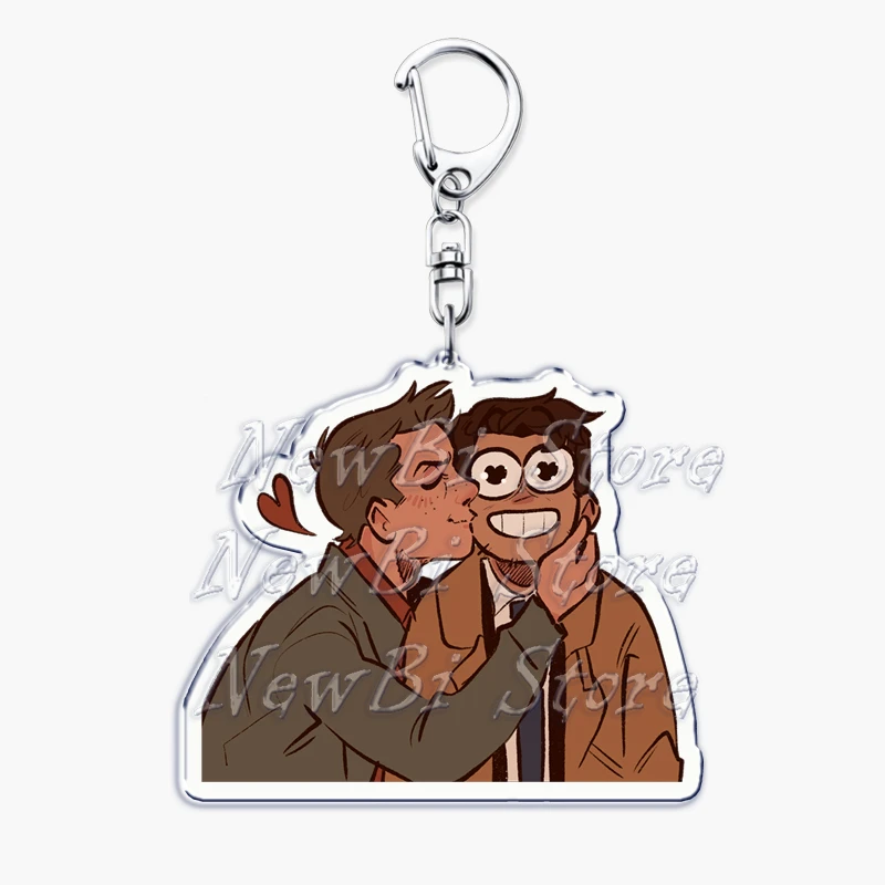 Popular Supernatural Keychains Dean Sam Winchester Keyring for Accessories Bag Key Chain Ring Jewelry Birthday Fans Friend Gifts