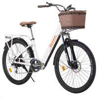 CYSUM Cityrun Electric Bicycle 250W Motor 36V 10Ah Battery Adult Electric Bicycle 26 * 1.95 Inch Tire City Commuter E-bike