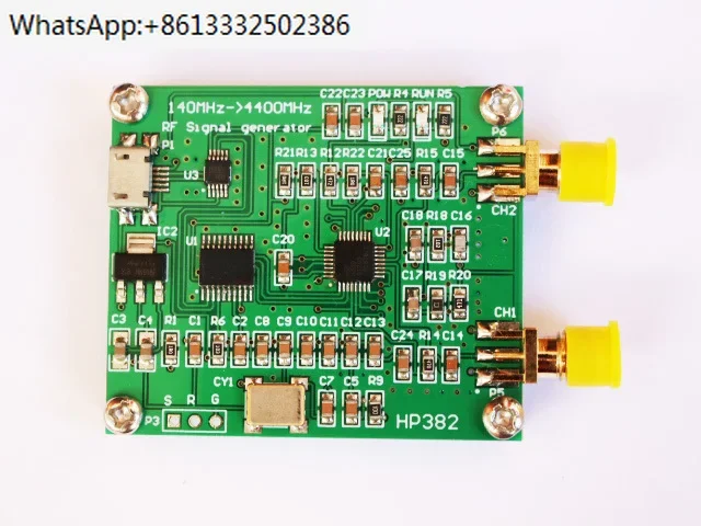 

New USB RF Signal Generator Sweep Function RF Generator 140MHz~4.4GHz