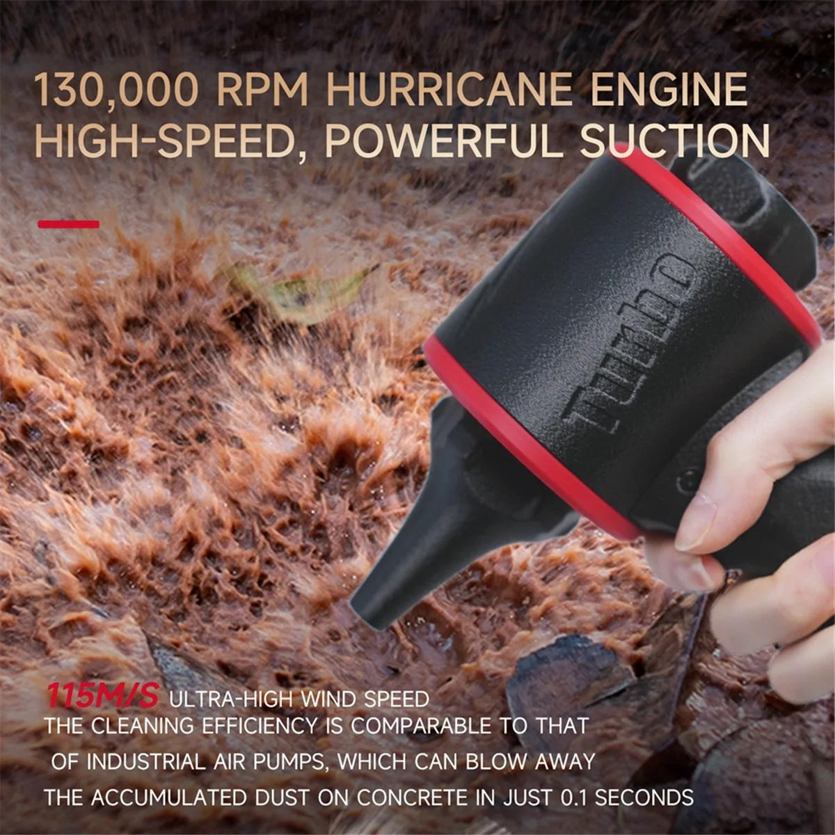 SSR 28000pa Multifunction Air Blower Suction Machine 130000RPM Brushless Motor Fan Handheld Compressed Air Turbine
