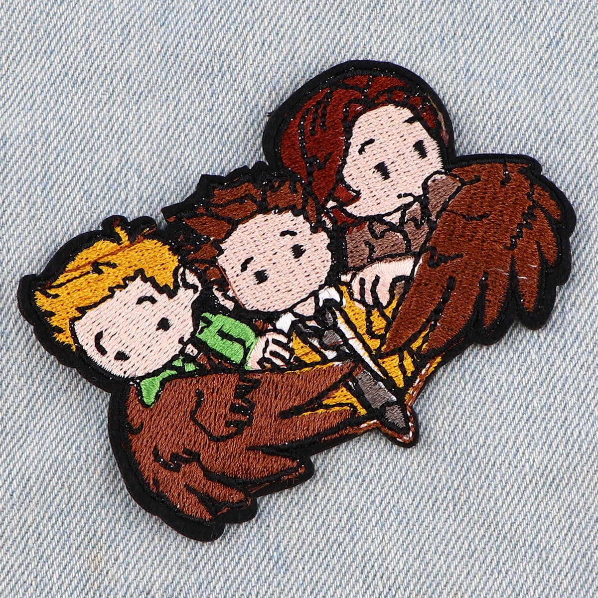 Patch brodé surnaturel pour vêtements, vestes, Patch thermoadhésif, bricolage, fer sur Patch, accessoires autocollants appliqués