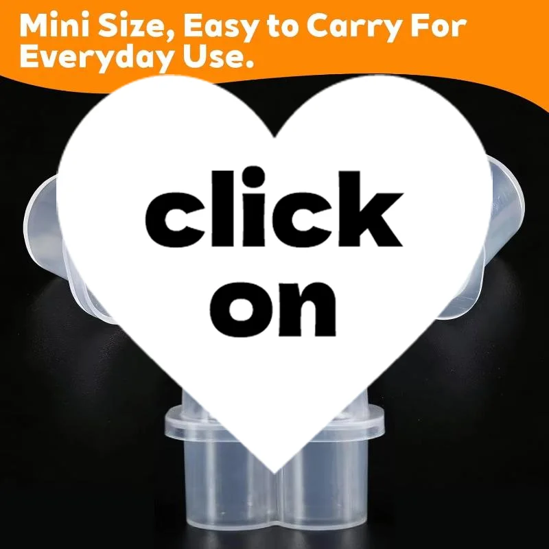 2-Slot Microtube Vial Peptide Freezer Storage Case For Fridge Organizer Portable 3/10ML Glass Vials Microtube Secure Holder Box
