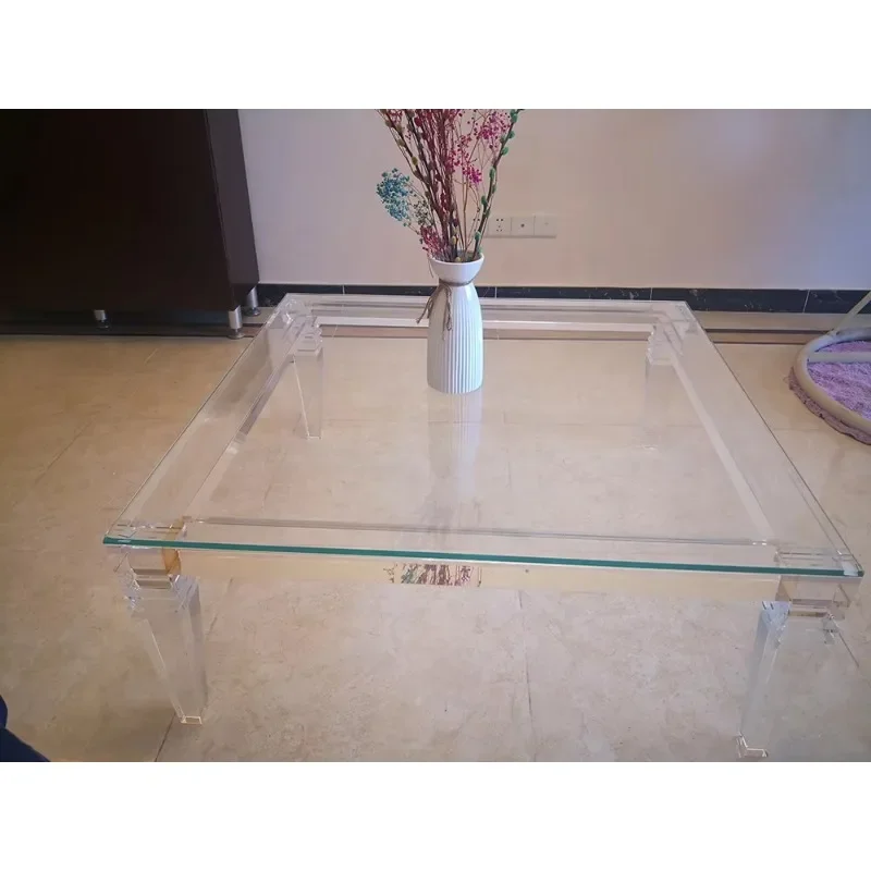 Hall table, transparent home furniture, coffee table 6