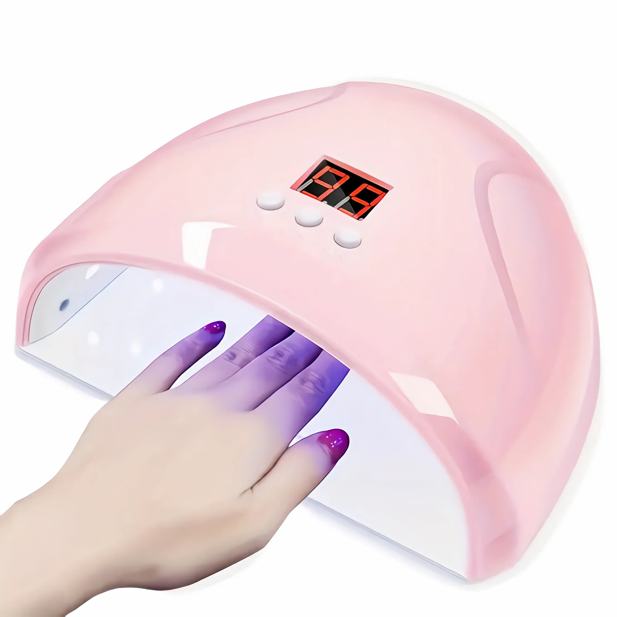 LULAA Portable Nail Lamp Professional Fast Curing Nail Dryer  UV LED Nail Light for Acrylic nails Gel polish Travel Home