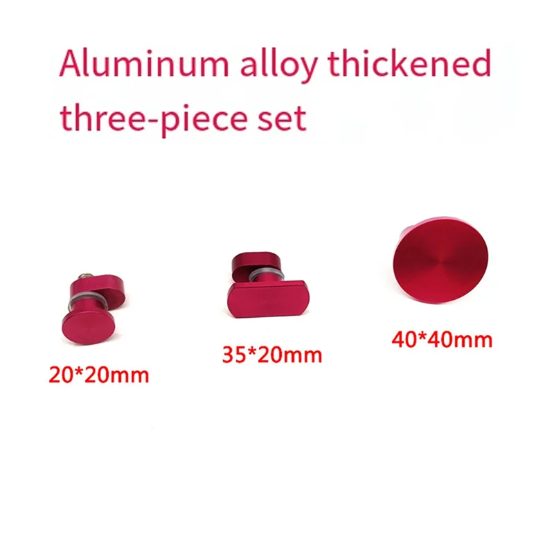 

Classy-3PCS Dent Removal Puller Tabs Accessories Easy To Use Aluminum Alloy Car Dent Repair Tool Free Sheet Metal Repair Tool