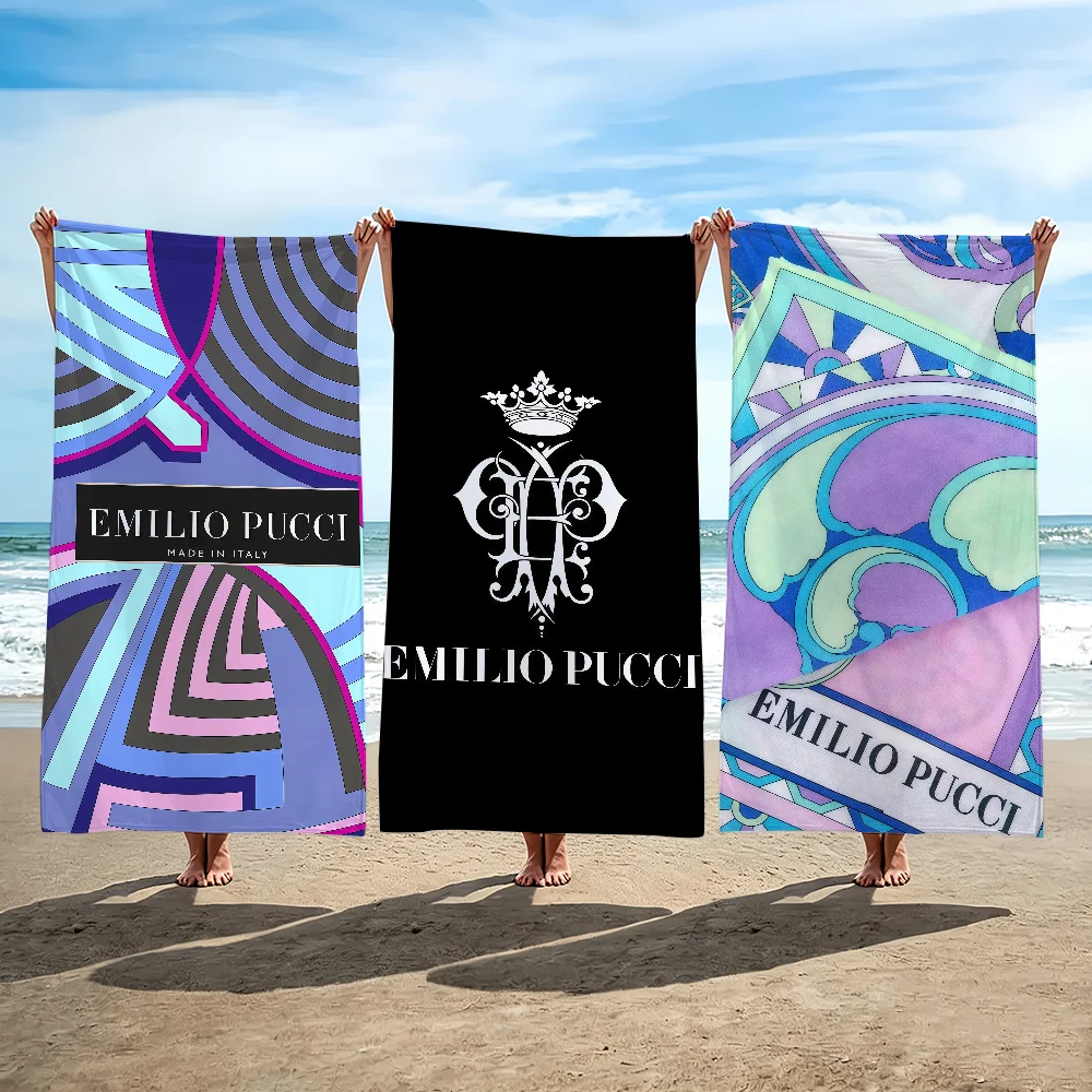 E-Emilio P-PucciS Towel Shower Bath Travel Lightweight Skin Friendly for Pool Camping Cruise Summer