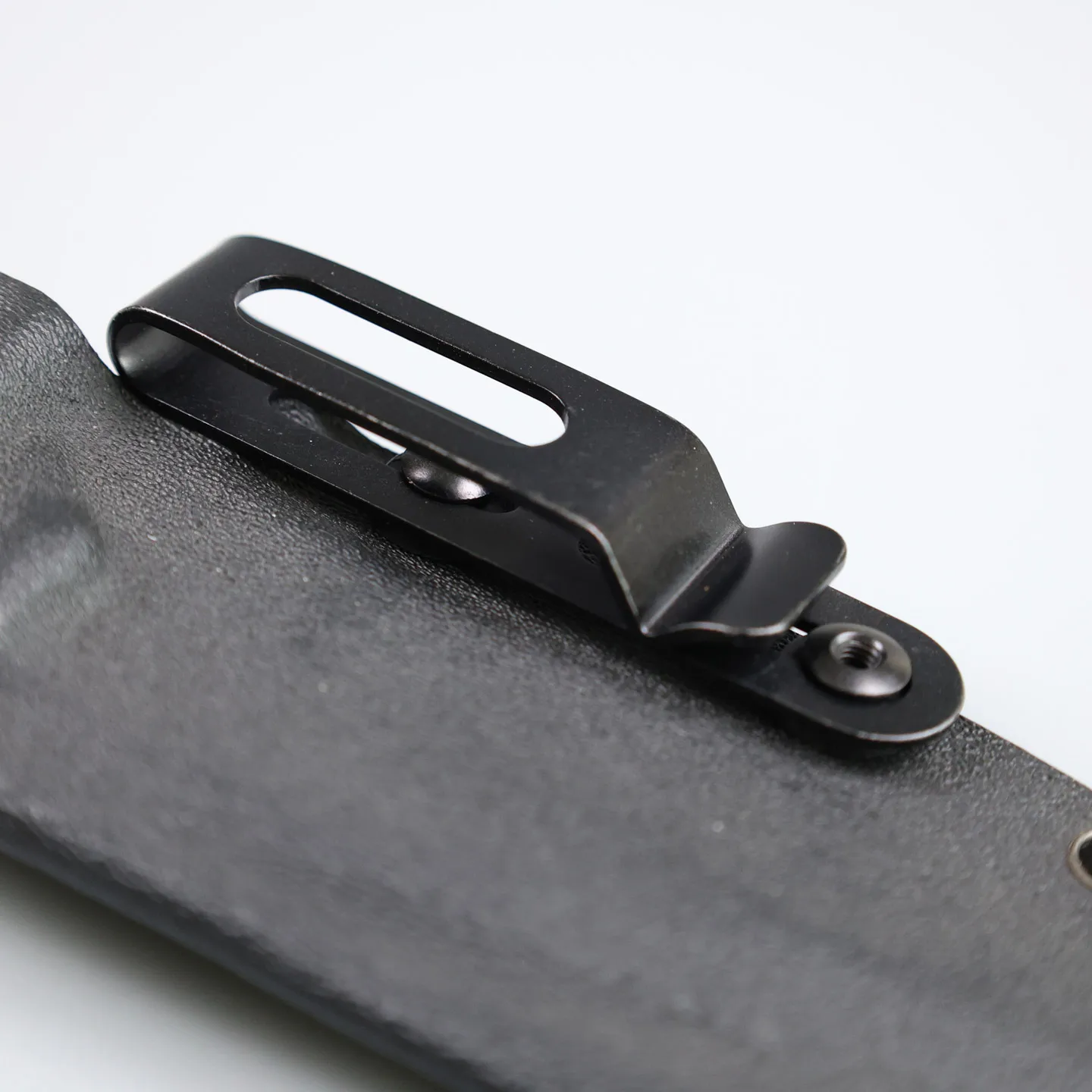 Kydex Gürtelclip Professioneller 420 Edelstahl Kydex Scheidenclip mit Schrauben für IWB Holster Zubehör Scheide – Detail 4
