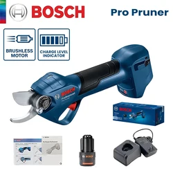 Bosch Pro Pruner Electric Pruning Shears 12V Cordless Brushless Garden Scissors Max 25mm Tree Branch Pruner Garden Power Tool