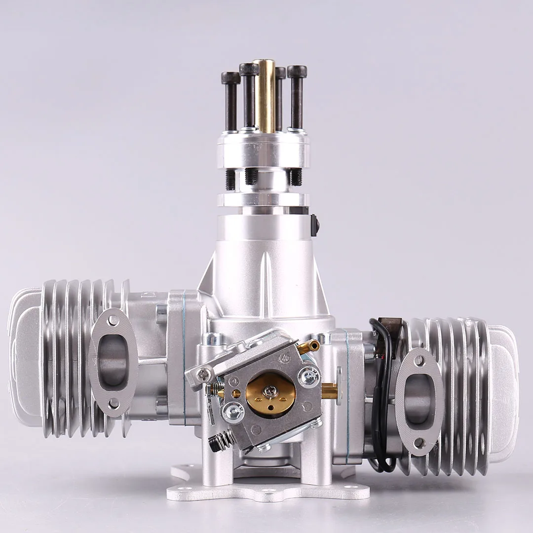 DLE60 Model 60CC Twin-Cylinder Engine Motor for RC Fixed-Wing Aircraft with Walbro Carburetor