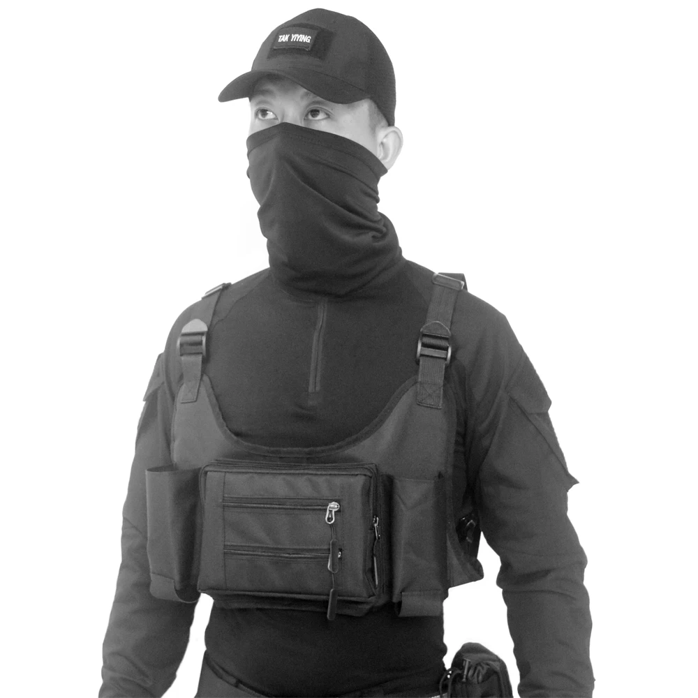 

Multifunctional Hunting Tactical Vest Chest Pack Functional Vest Bag Men Chest Pack Workwear Backpack Outdoor Mountaineering Bag