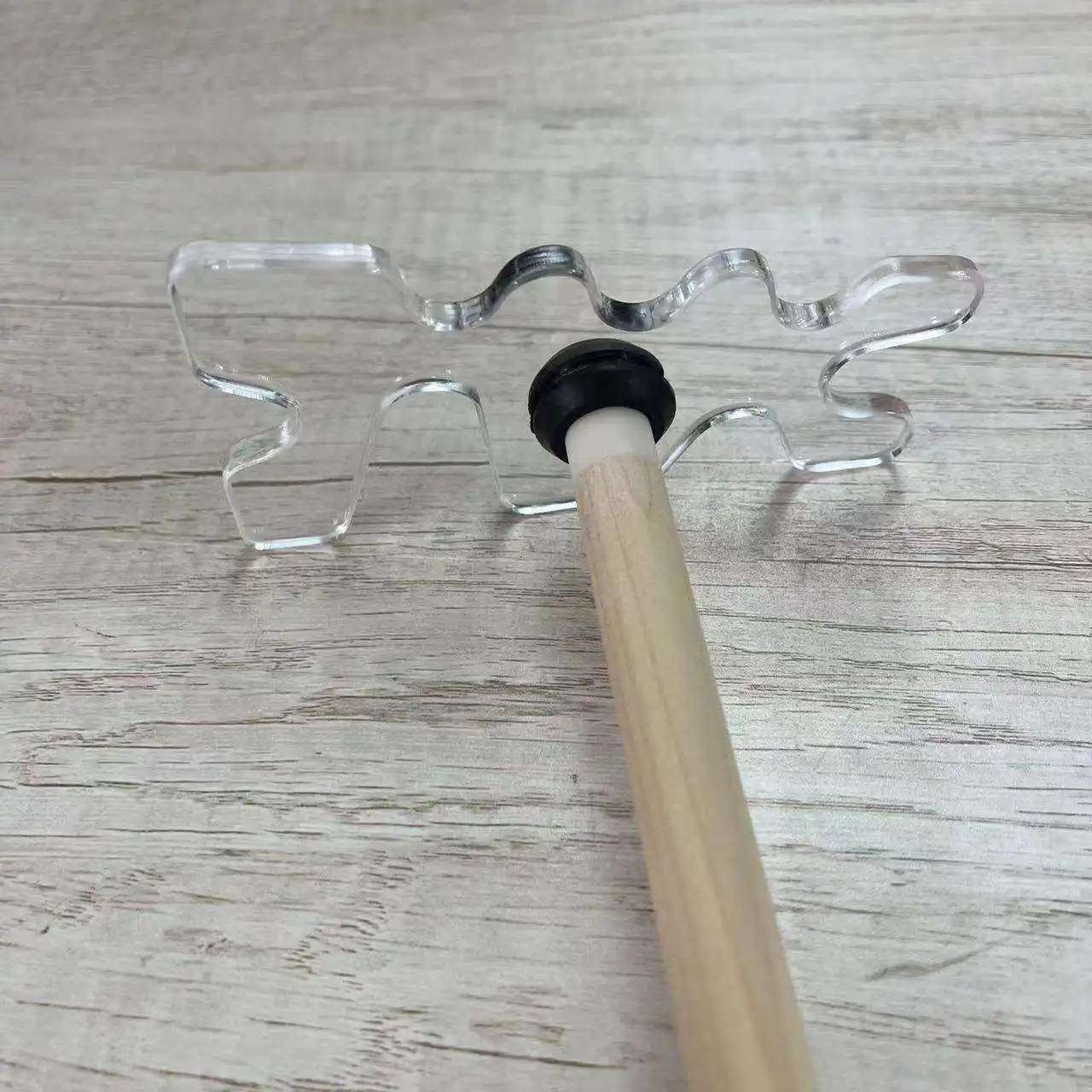

Hot Sell Transparent Acrylic Durable Pool Snooker Billiard Bridge Cue Stick Rest Head
