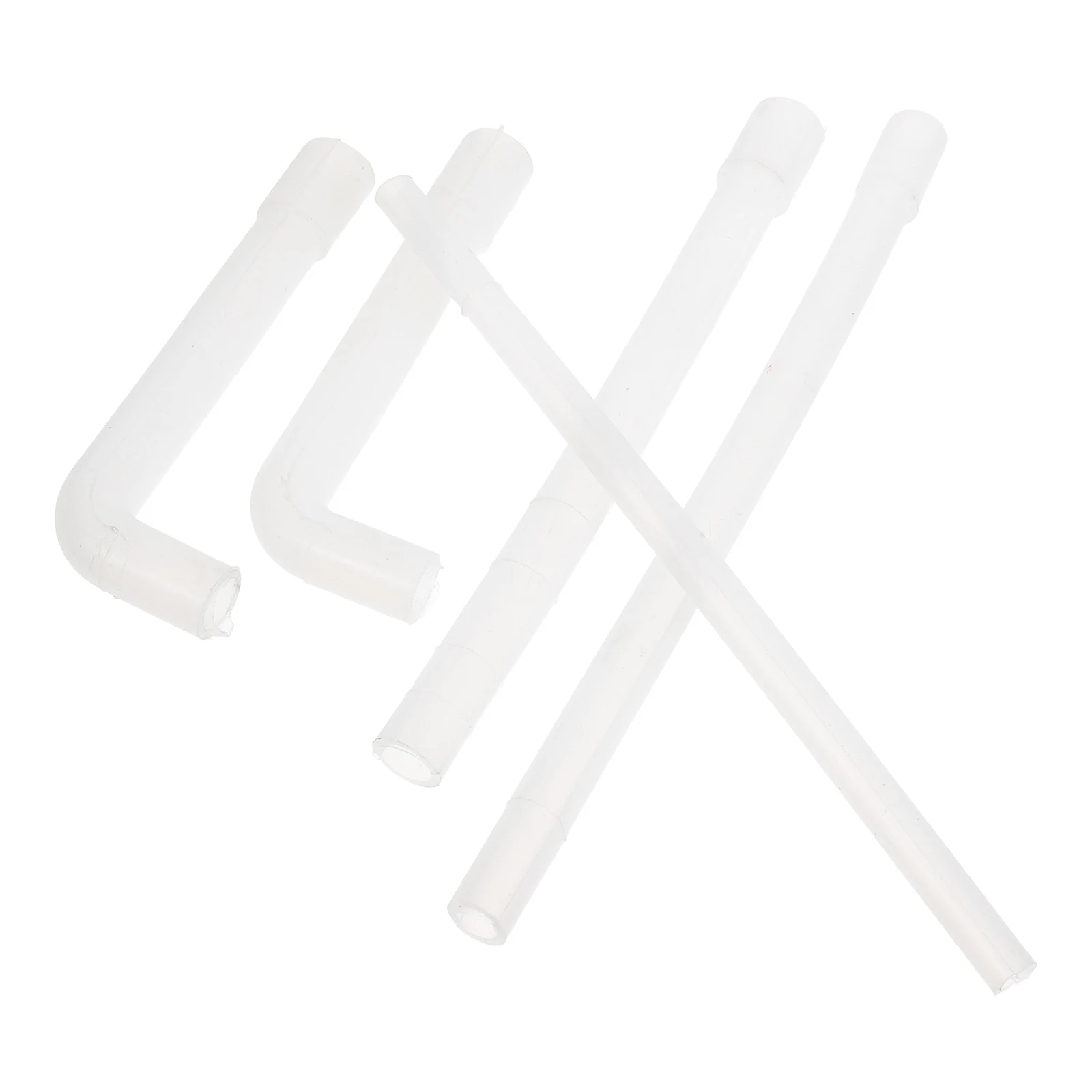 

5pcs Water Dispenser Hoses Silicone Tubing High Temperature Resistant Flexible Replacement Hose for Quick Connect