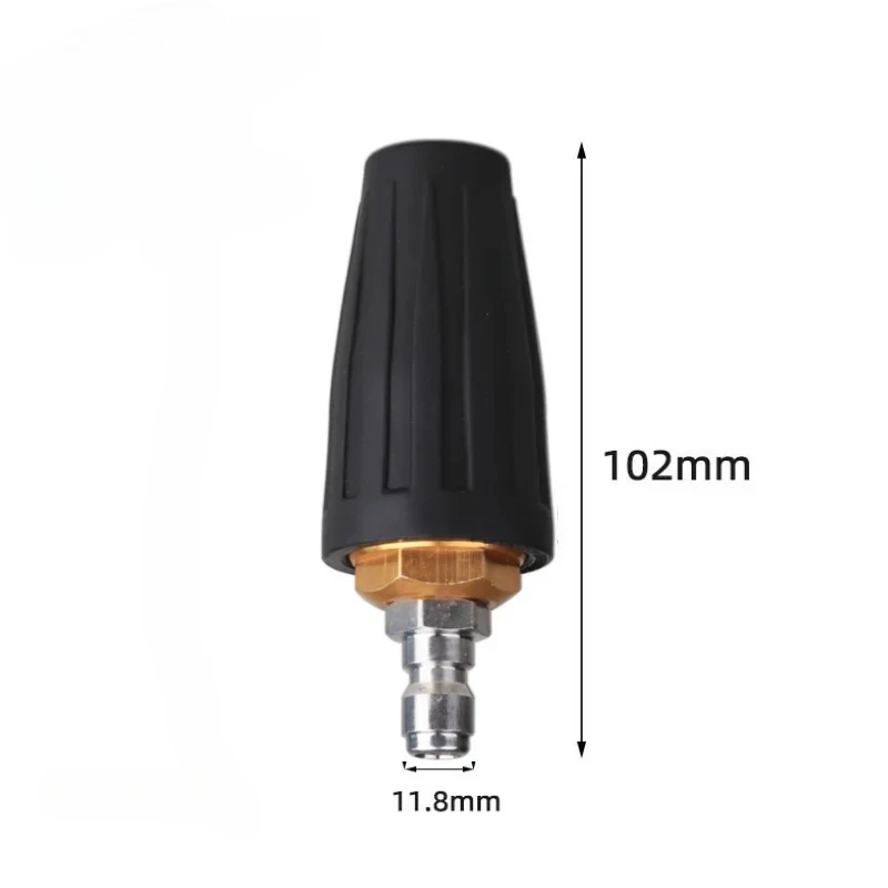 Ceramic Valve 2.5/3.0/3.5/4.0/4.5 GPM Orifice High Pressure Washer Turbo Nozzle 360° Rotating with 1/4" Quick Connector image 5