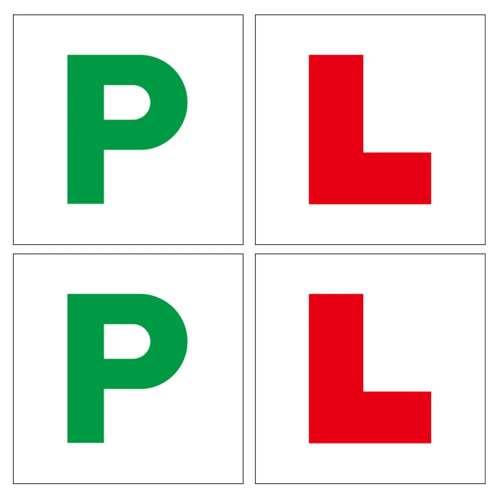 4 قطع من علامات مغناطيس السيارة المقاومة للماء، سهلة التطبيق، غطاء أجزاء عيبة لأي حالة الطقس، مغناطيس السيارة