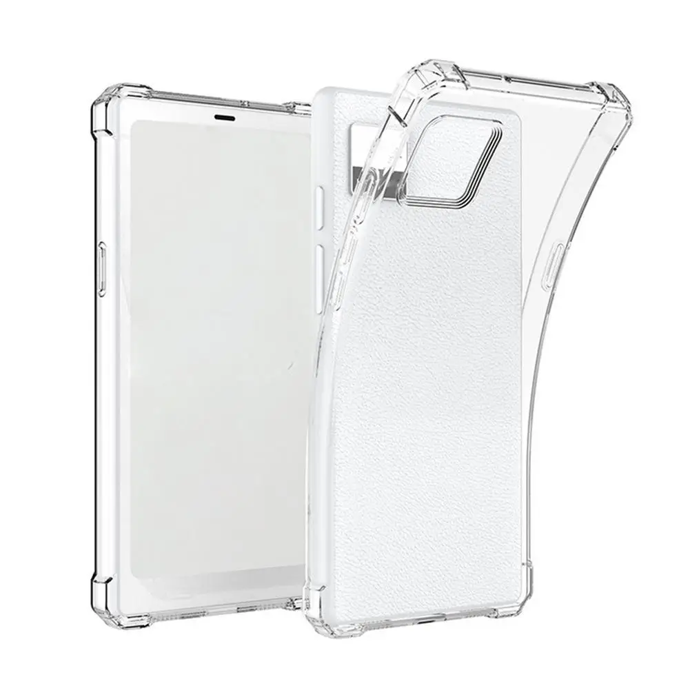 Funda trasera de TPU transparente suave para Funda Onyx Boox P6, Funda protectora a prueba de golpes para EBook de 6,13 