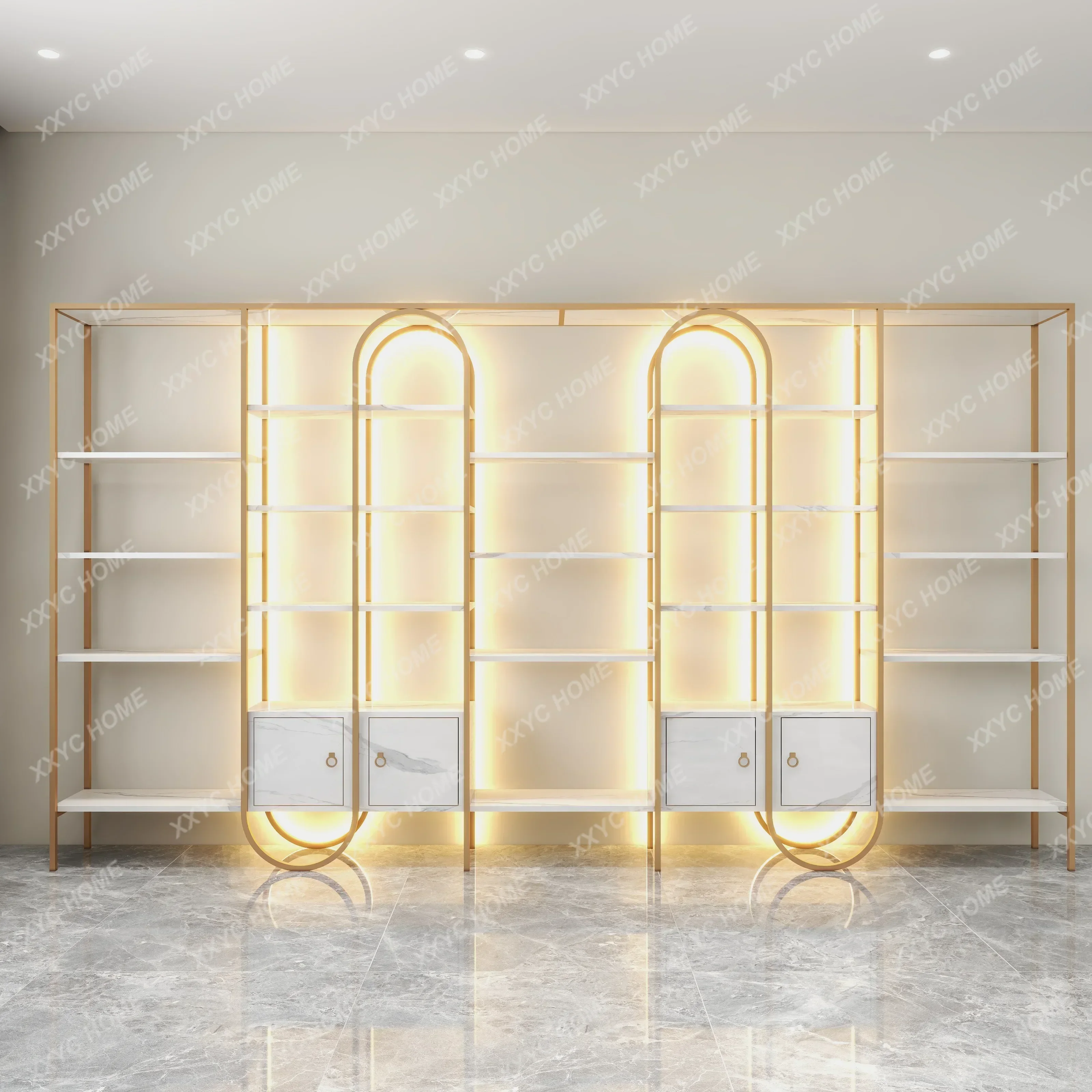 

NNCosmetics Display Cabinet Shelf Beauty Salon Product Shelf Nail Polish Glue Nail Salon