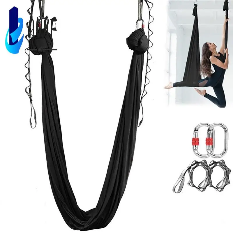 

A09F-Aerial Yoga Hammock 2.8M Wide Yoga Hammock Home Indoor Fixed Rope Hanging Cloth Suitable For All Levels Of Fitness