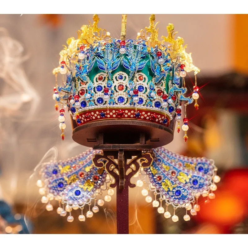 3D three-dimensional puzzle metal building assembly model phoenix crown model exclusive customization