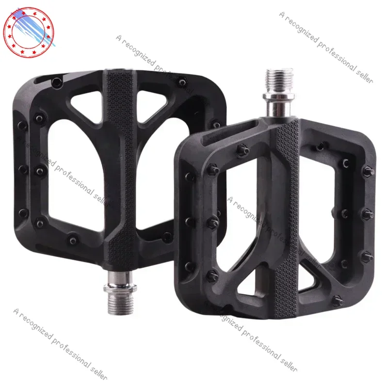 

Pedal M996 Mountain Bike Nylon Peilin Pedal Wide Face Bearing Riding Anti-skid Pedal Accessories