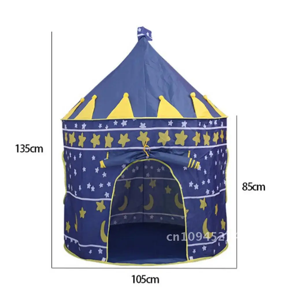 Tentes pliantes portables pour bébés et tout-petits, château pour enfants, rose, bleu, maison de jeu, camping, jouets, anniversaire, Noël, cadeaux d'extérieur, décoration de chambre