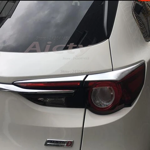 Для Mazda CX8 CX-8 2017 2018 2019 2020 внешние аксессуары ABS Хромовая Автомобильная задняя противотуманная светильник абажур прокладка крышки отделкой