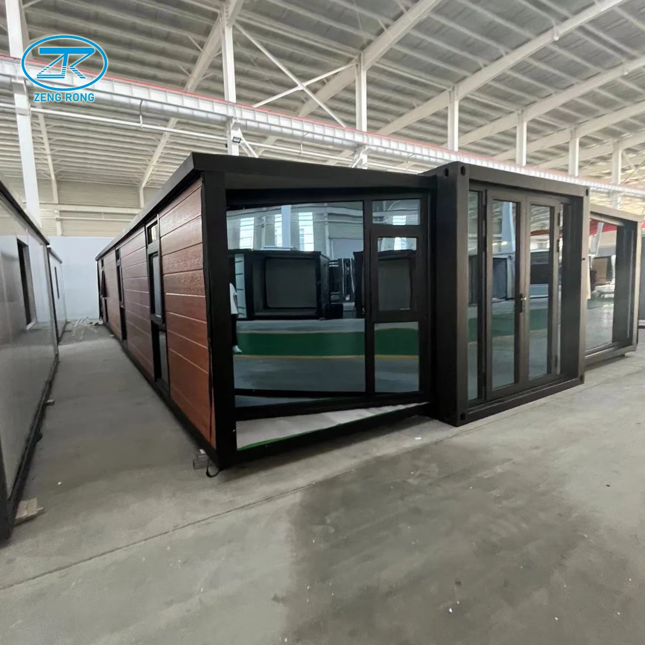 

Customized 2024 Newest 40ft Expandable Container House Luxury Holiday Villa 1 2 3 4 Bedroom Prefab Home Modular Steel Office Wit