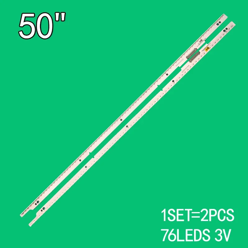 Nowy zestaw 2 sztuk 76LED listwa oświetleniowa LED dla Samsung UA50ES5500 UN50ES6420 SLED_2012SVS50_7032NNB_3D_L76/R76