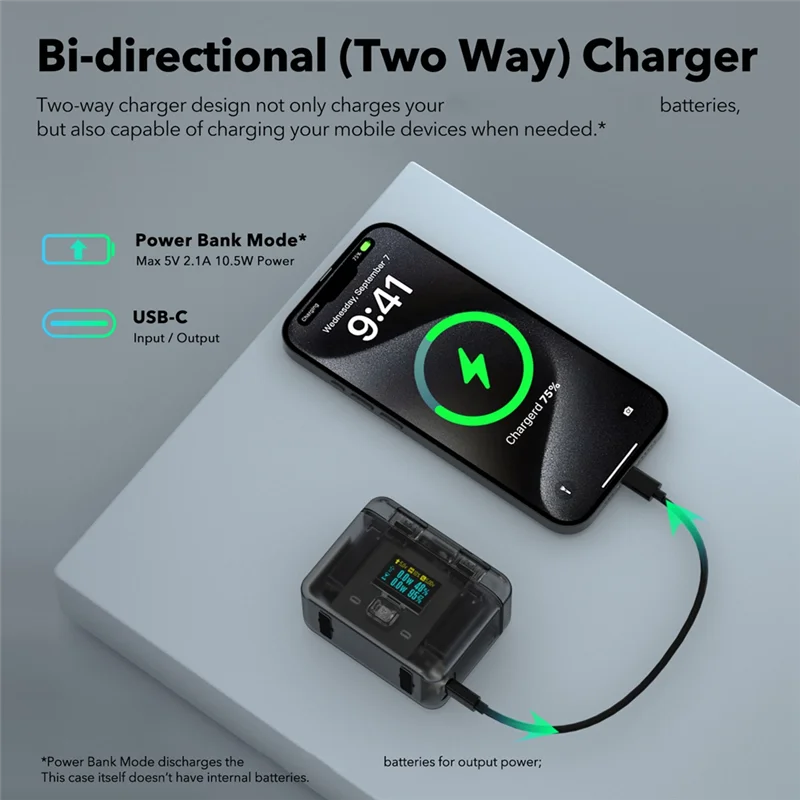 

【Last-Chance!】Fast Bidirectional Smart Charging Battery Manager For Insta360 Ace Pro2 Battery Charger