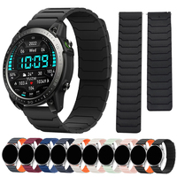 Silicone 22mm Magnetic Loop Strap For Zeblaze Vibe 7 Pro/Stratos 2/3/Beyond/GTS 3/GTR3 Band for CMF Watch Pro 2 Bracelet ремешок