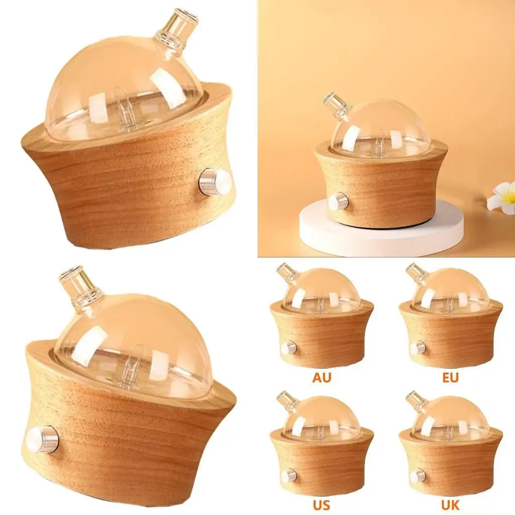 D0AB Elegant and Glass Essential Oil Diffuser with Adjustable Fragrances Intensity Aromas Diffuser for Comfortable Space