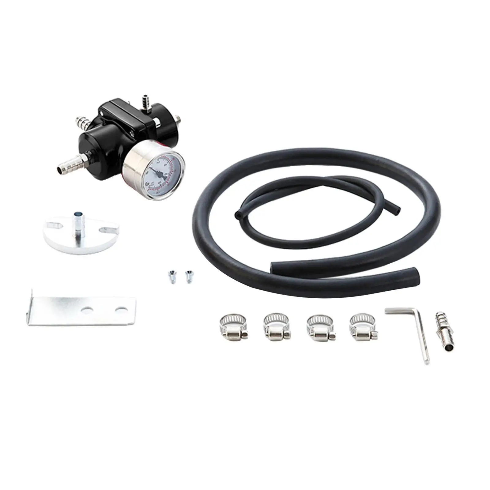 13 peças ajustável regulador de pressão de combustível medidor mangueira kit controles de injeção de combustível