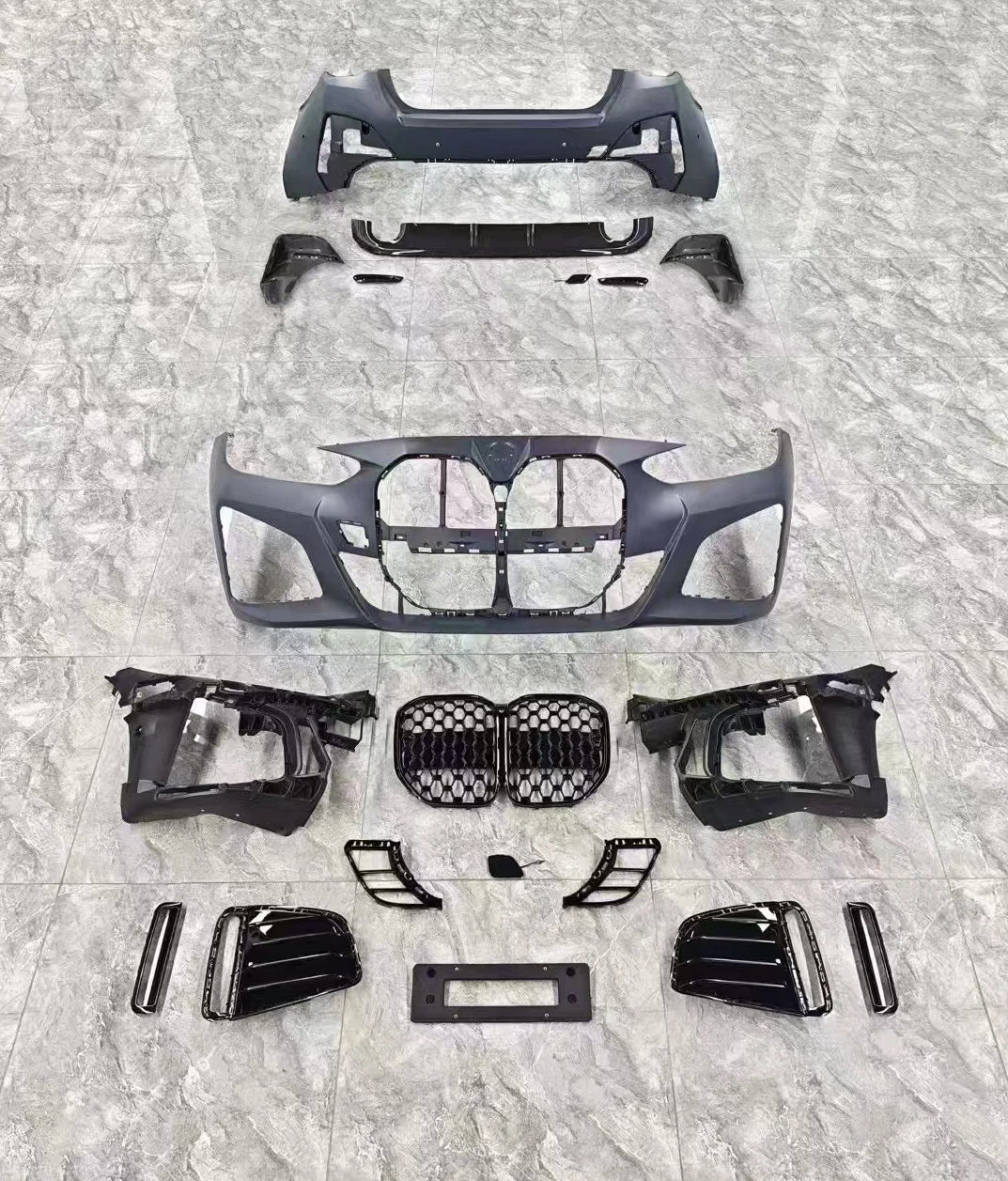 ترقية عالية الجودة إلى مجموعات أدوات الجسم طراز M-tech لسيارات BMW 4 Series G26 2020-2024 أجزاء الجسم البلاستيكية المخصصة Excel #2