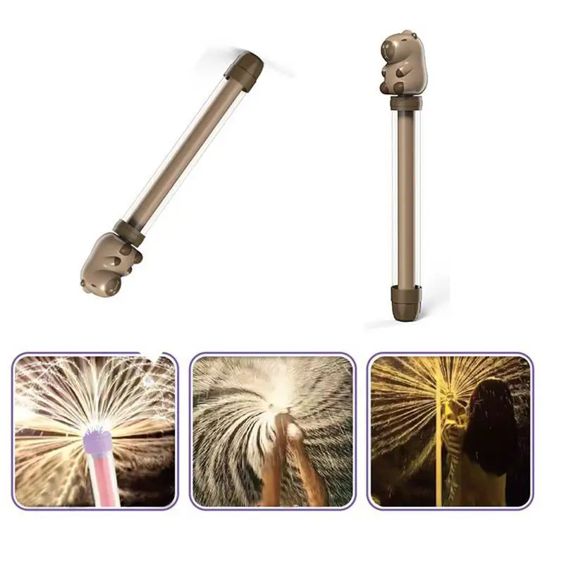 Juguete de pulverización de agua para fuegos artificiales, rociador de agua extraíble con Panda y capibara para parejas, recarga rápida, juegos de playa reutilizables, actividades de verano