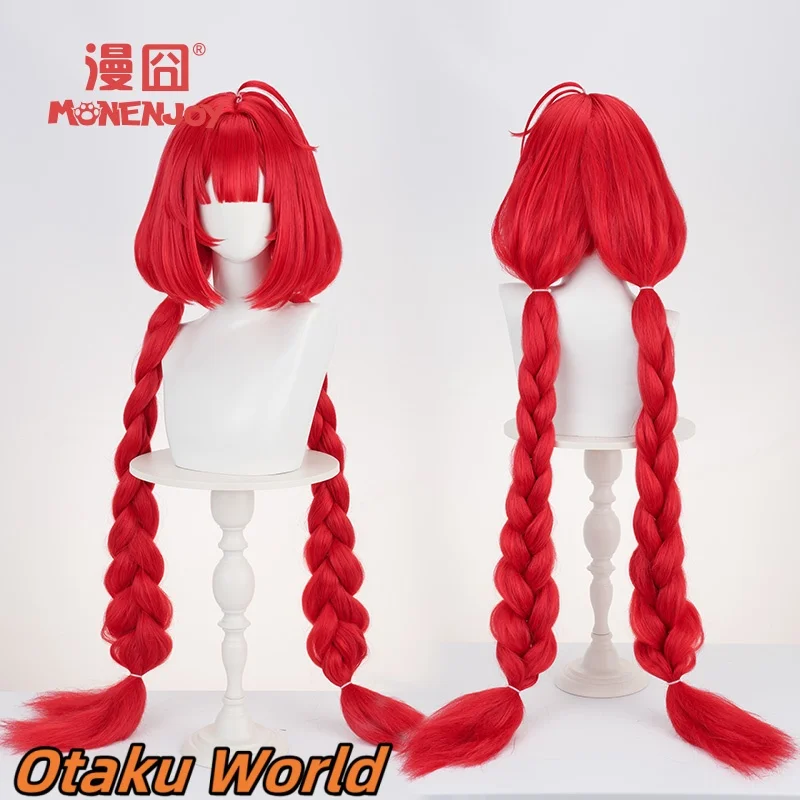 재고 있음 우키나미 유즈하 가발 코스프레 의상 액세서리 가발 미호요 ZZZ 젠레스 존 제로 할로윈 파티 가발 롤플레잉 의상