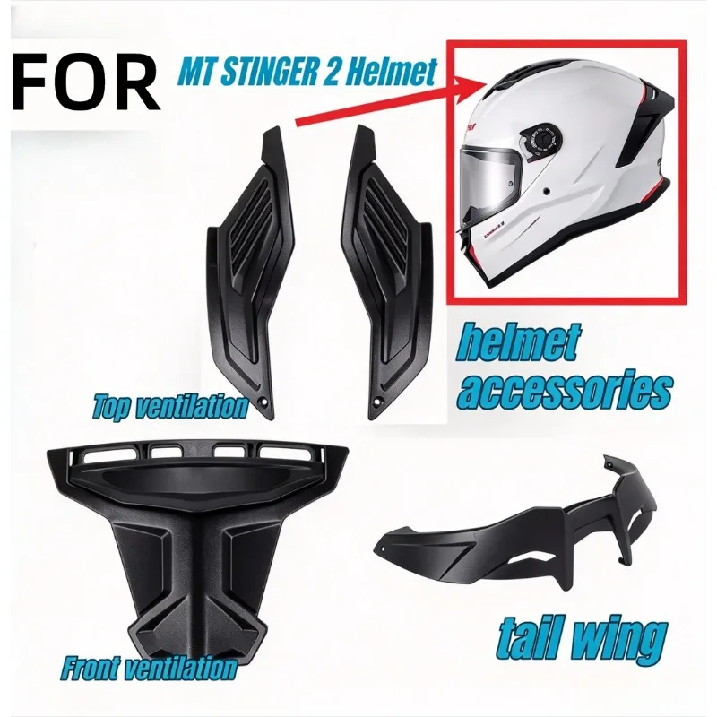 Motorcycle Helmet Accessories For MT STINGER 2 STINGER 2 AIR Ventilation Vent Spoiler Replacement Parts