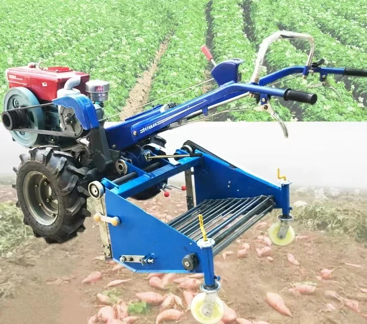 Four-wheel Tractor Professional Large and Small Sweet Mini Potato Harvester