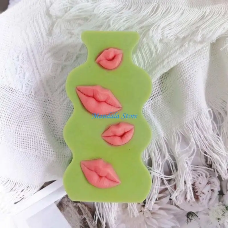 

U2JC Handmade Molds Pucker Up Lips Silicone Molds Kiss Lip Mouth Molds