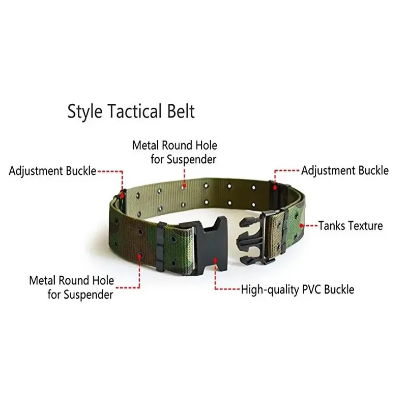 Nylon Belts for Men, Hunting, Special Forces Quick Release Waistband Tactical Gear Accessories