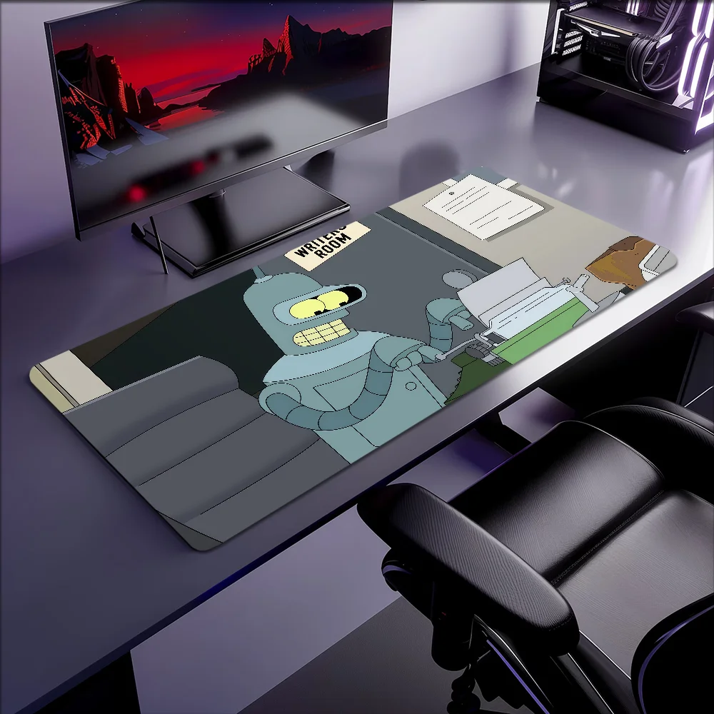 Rubber Desktop XXL Desk Mats Non-slip Gaming Cartoon Thickened Large MousePad F-Futurama Office