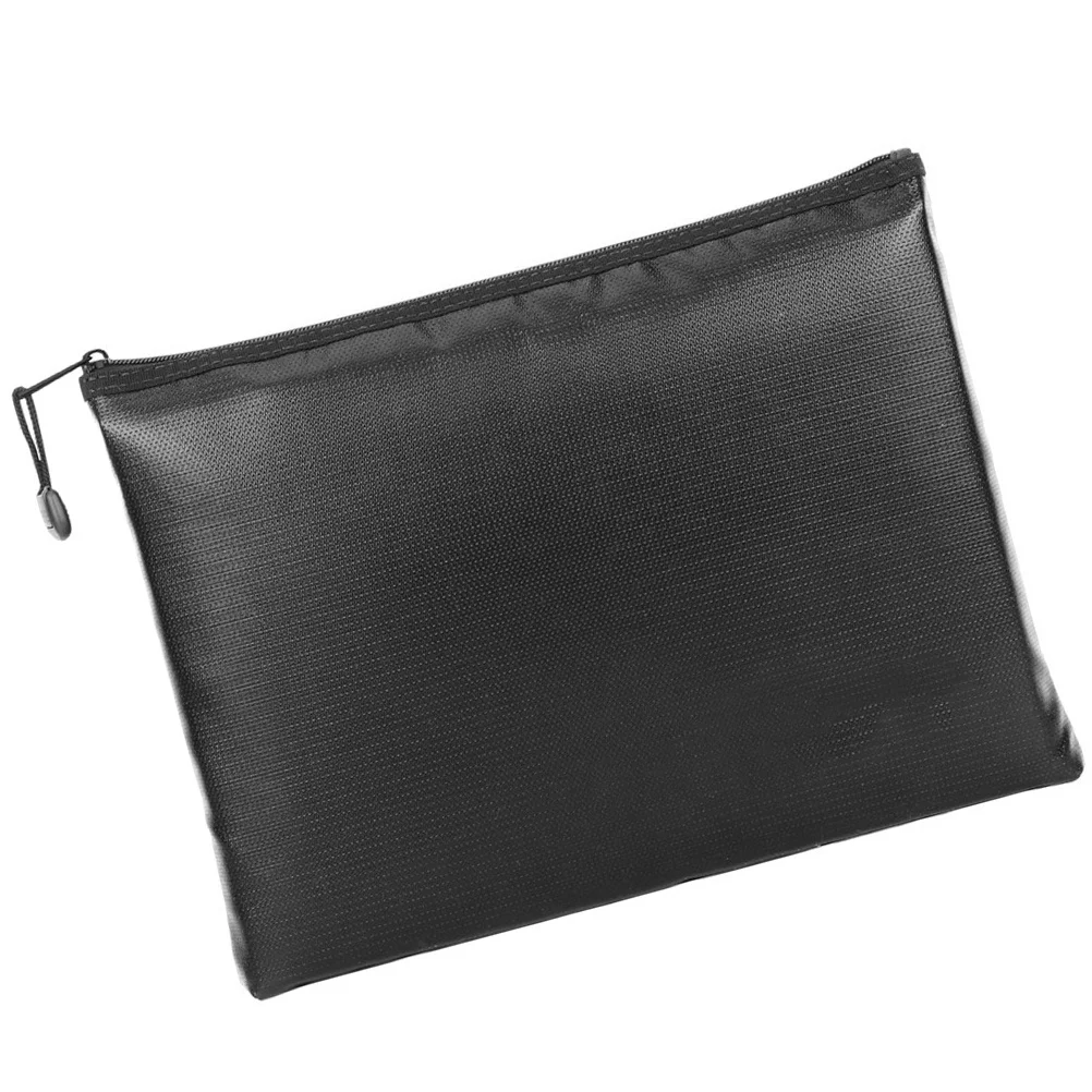 

1Pcs Fireproof Waterproof Document Bag Large Capacity for Passport Certificate Cash Photo Office Home Portable