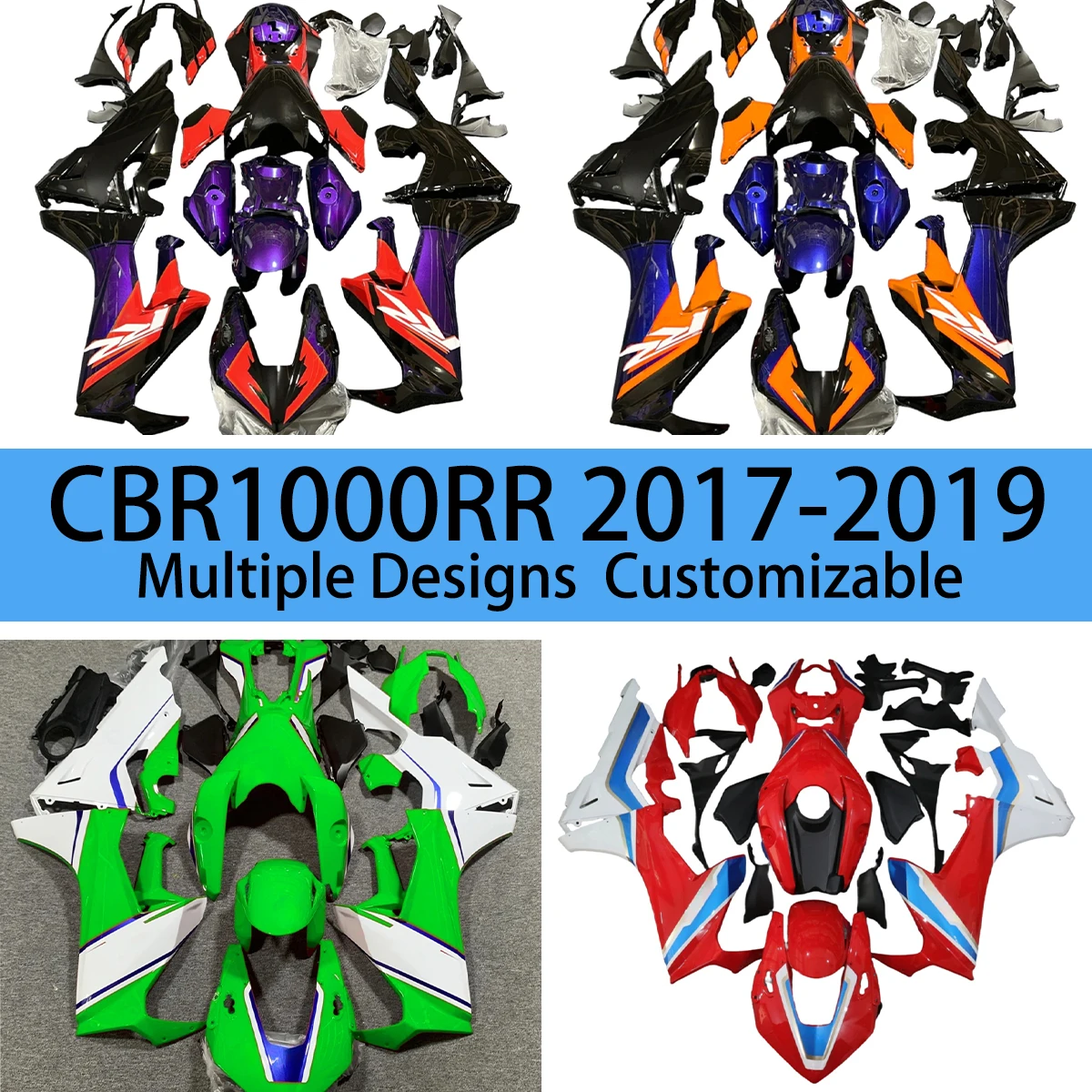 Injection Fairings CBR1000RR 2017 2018 2019 Motorcycle Aftermarket Bodywork Full Fairing Kit for HONDA CBR 1000RR 17 18 19