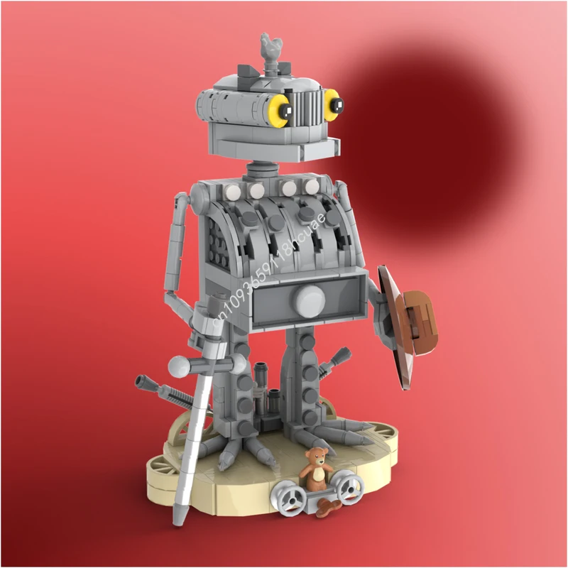 525pcs MOC Ritter Rost the Rusty Knight Castle Blocos de construção Presente de Natal Feriado Temático Edição limitada geométrica