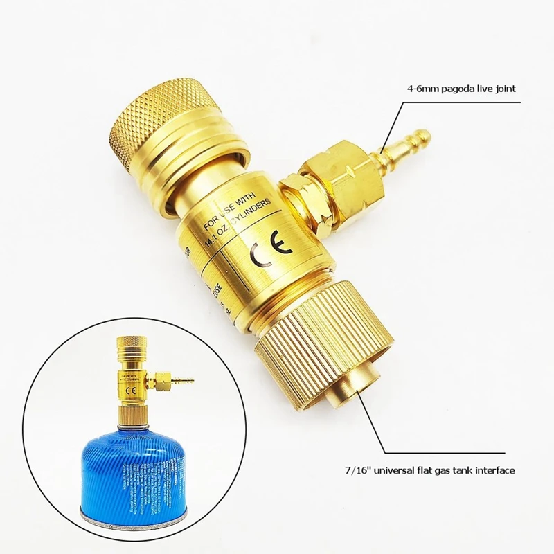 DTA6 Oxygen Welded Gas Regulator, MAPP Transfer 7/16