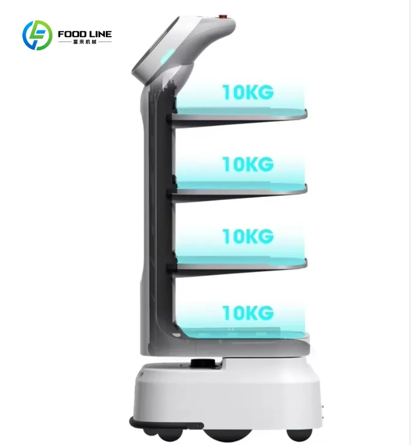 ضمان لمدة سنة، روبوت ذكي للنادل، إدارة متعددة الأطاولات، روبوت توصيل الطعام