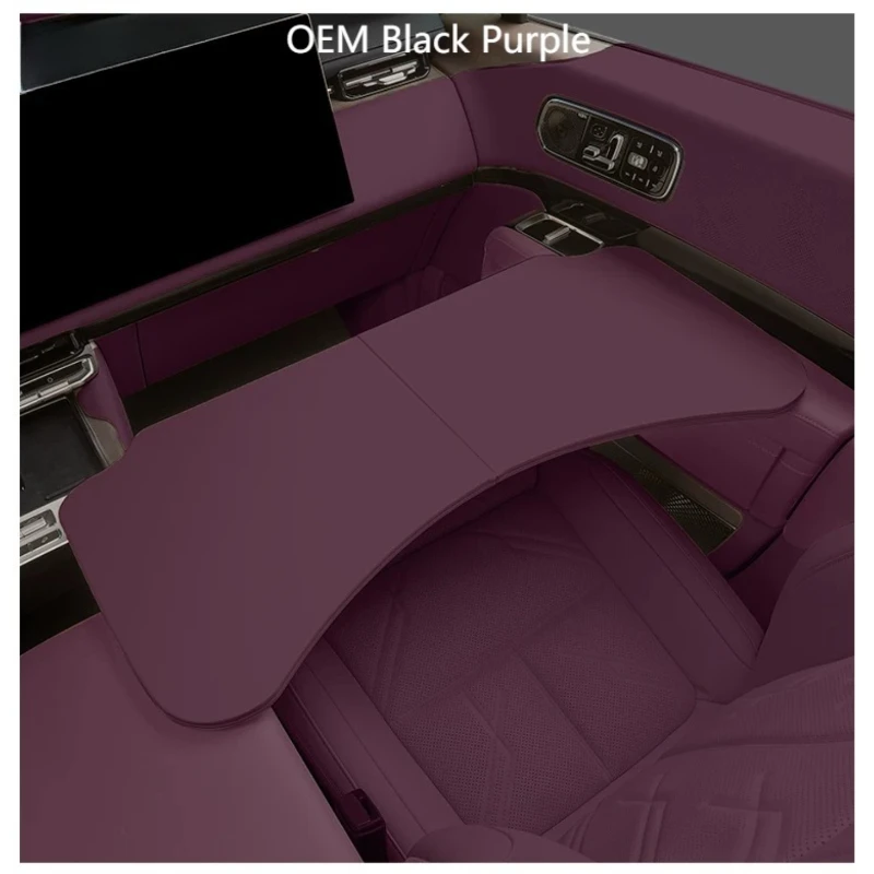 For ZEEKR 7X/8X/9X/007/007GT/001/009/MIX Foldable Car Table Portable Office Dining Tray Precise Fit Multi Functional Interior