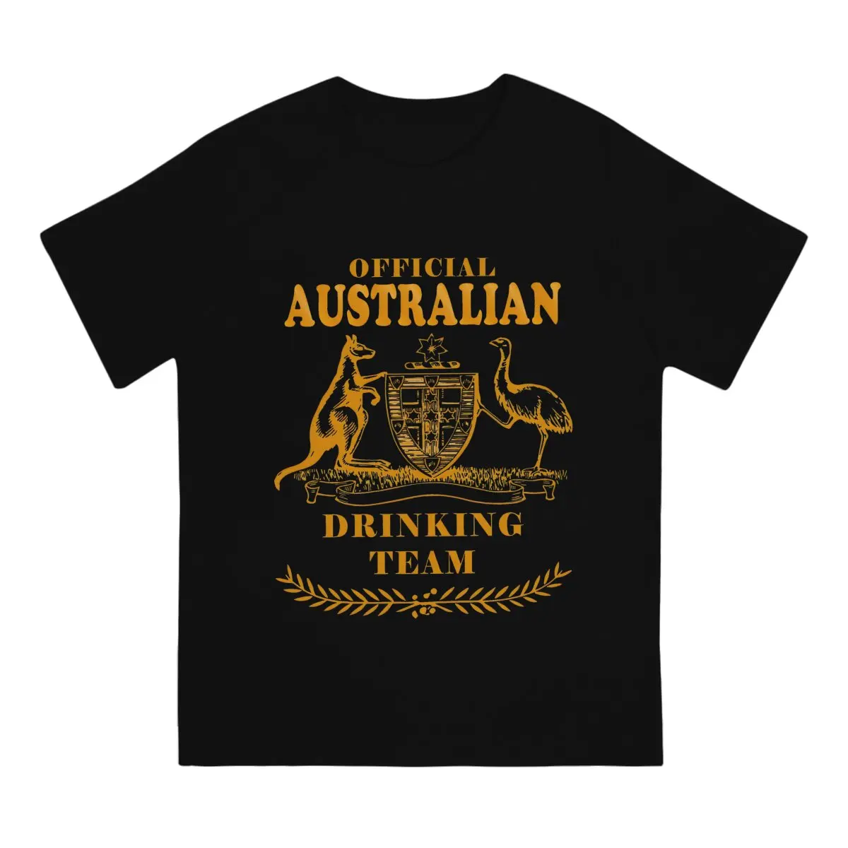 Australian Kangaroo Polyester TShirts Drinking Team Distinctive Homme T Shirt Hipster Tops