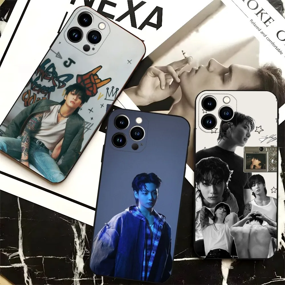 Kpop J-JungkookS Never Let Go Phone Case For iPhone 16,15,14,13,12,Pro,Max,11,7,8,Plus,XR,XS Max Shockproof Silicone Soft Shell