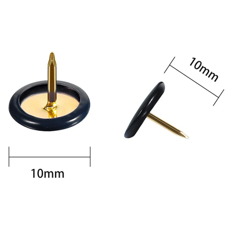 100Pcs Round Push Pins Notice Board Map Thumb Tacks Point Bulletin Drawing