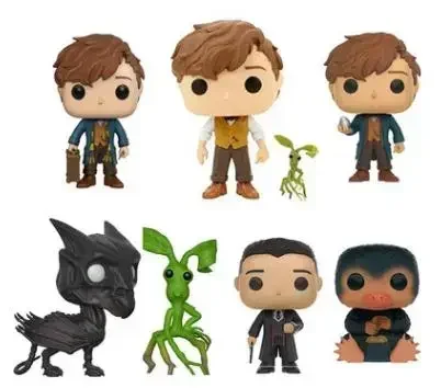 ¿Dónde están las Animales Fantásticas Newt 01 #   02 #   10 #   Teestral 17 #   Figuras de acción de PVC, juguetes de modelos coleccionables para niños, regalo de Navidad